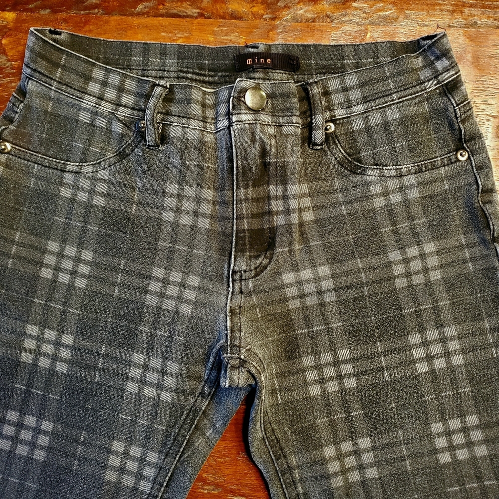 Plaid Skinny Jeggings